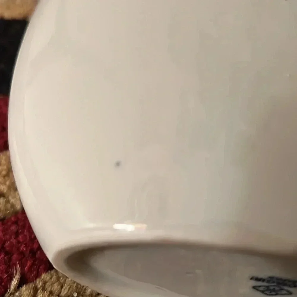 OTAGIRI Hand Painted Humm Floral Embossed Vase Vintage EXCELLENT Condition